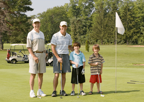 Plantation Bay is Fun for ALL Ages - golf family