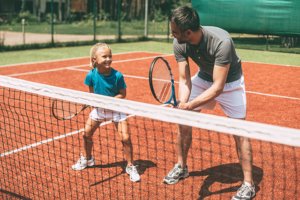 Tennis for the family at Plantation Bay
