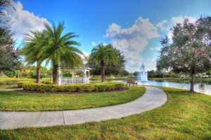 Water Features and Gazebos in Plantation Bay Parks