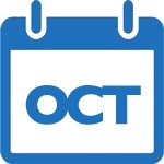 Calendar of Events - october blue