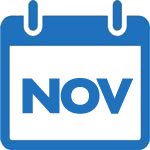 Calendar of Events - november blue