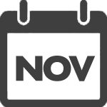 Calendar of Events - november dark gray