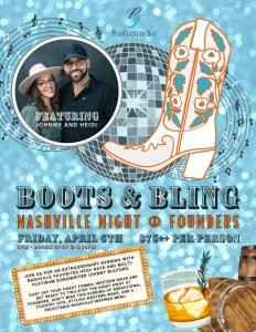 April Events at Plantation Bay - Boots and Bling